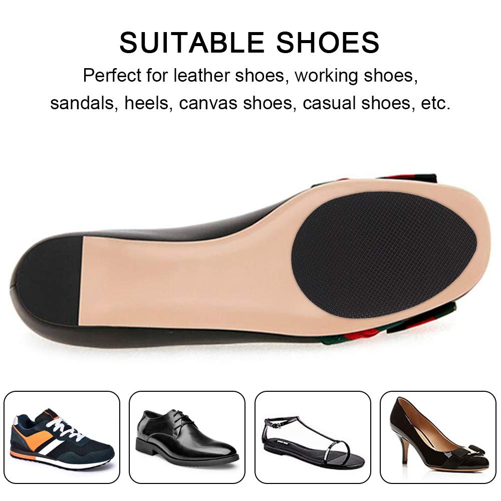 PALAY Self-Adhesive Non-Skid Shoe Pads, Anti-Slip Shoe Sole for Women, Sole for shoes High Heels, Flats,Wedge heel Sole Protector of 3 Pairs PALAY Self-Adhesive Non-Skid Shoe Pads, Anti-Slip Shoe Sole for Women, Sole for shoes High Heels, Flats,Wedge heel Sole Protector of 3 Pairs